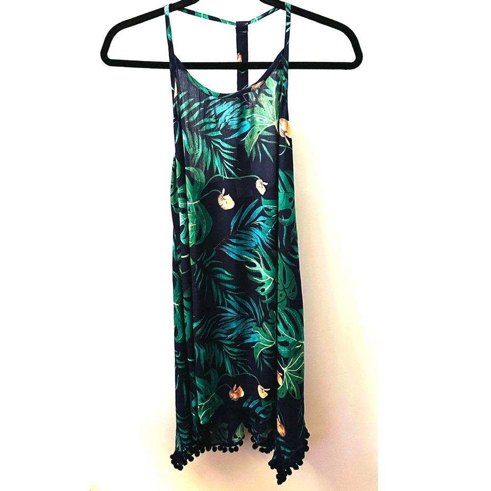 RR Resort Hawaii Tropical Print Sleeveless Beach Coverup Women’s Size S/M